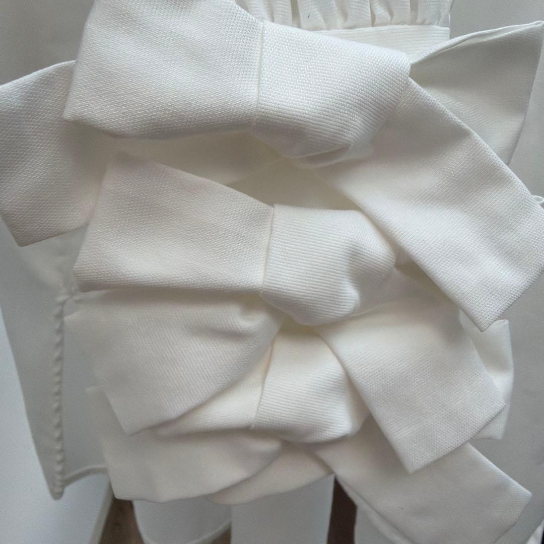 yori shirocon リボンカフスブラウス　美品❣️