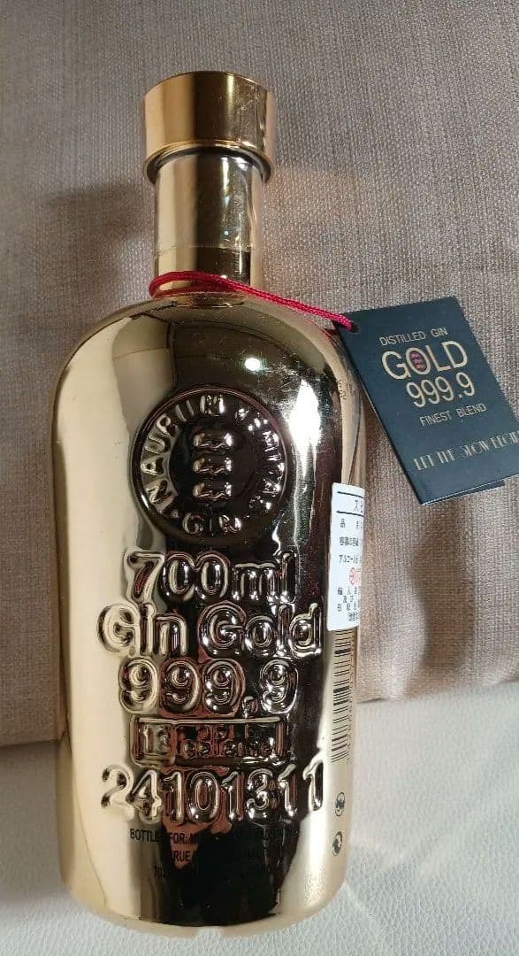 Gold 999.9 ジン 1本 クラフト オールドボトル 旧瓶 貴重