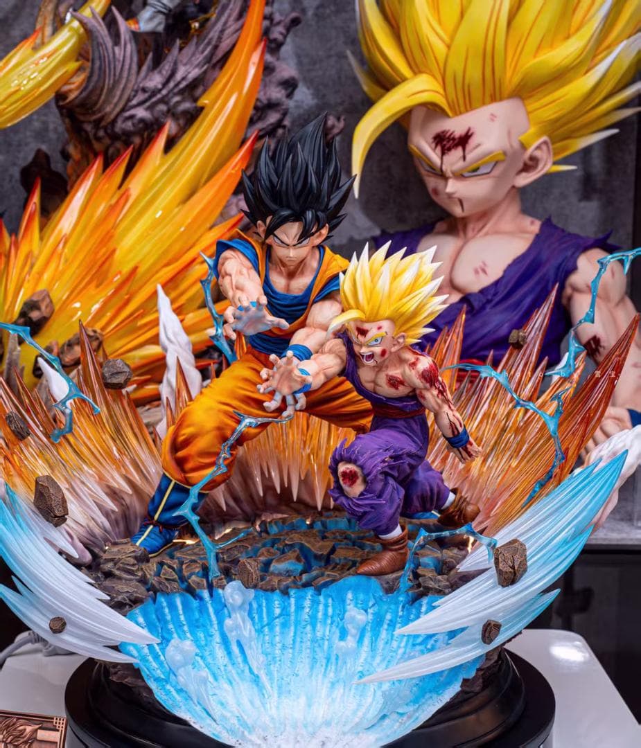 ドラゴンボール　親子かめはめ波　ガレージキット　フィギュア　海外スタジオ正規品