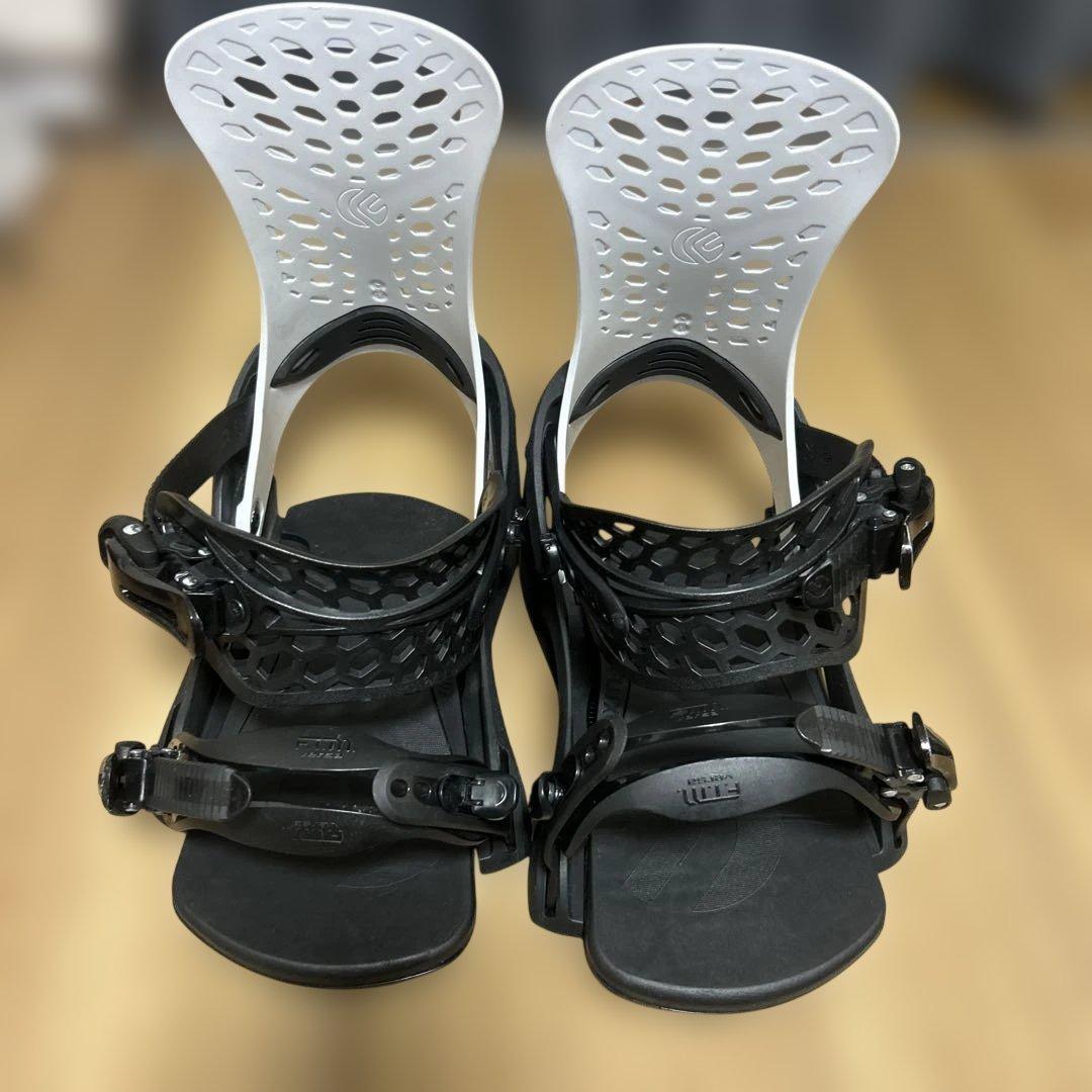 【美品】FLUX PR スノーボードビンディング ブラック/ホワイト