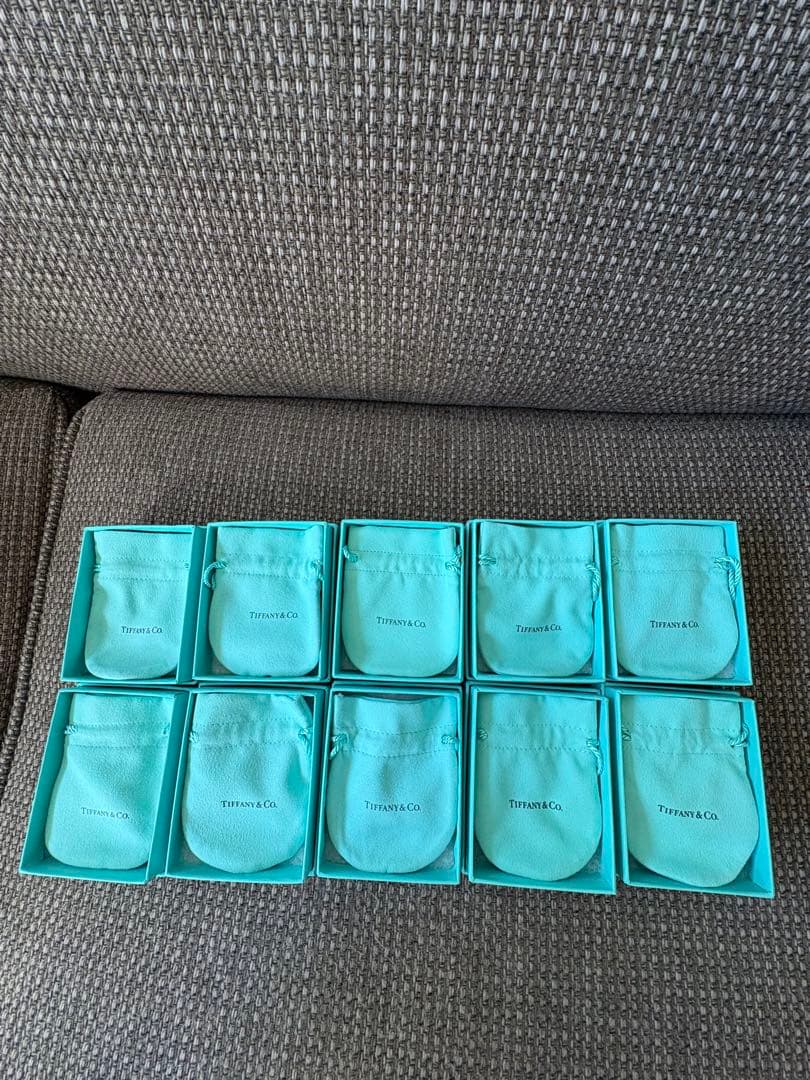 現行品　Tiffany ティファニー空箱　巾着袋10セット