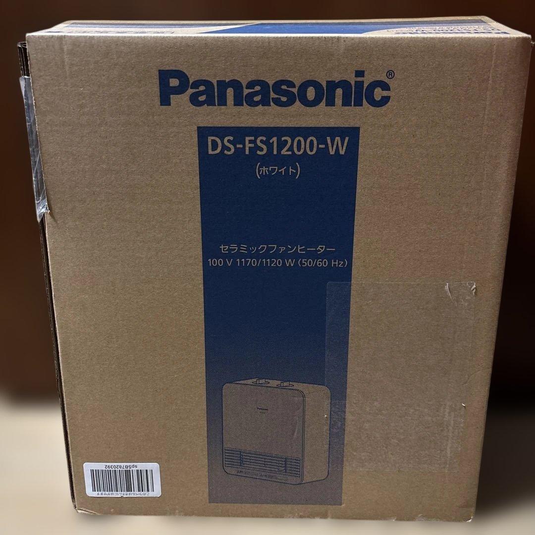 Panasonic セラミックファンヒーター DS-FS1200-W