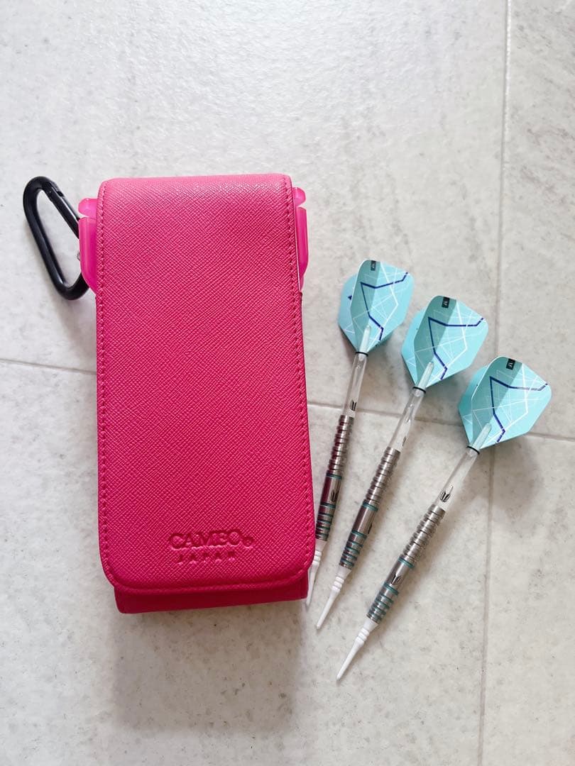 TARGET ダーツ CAMEO SKINNYLIGHT ピンク ダーツケース