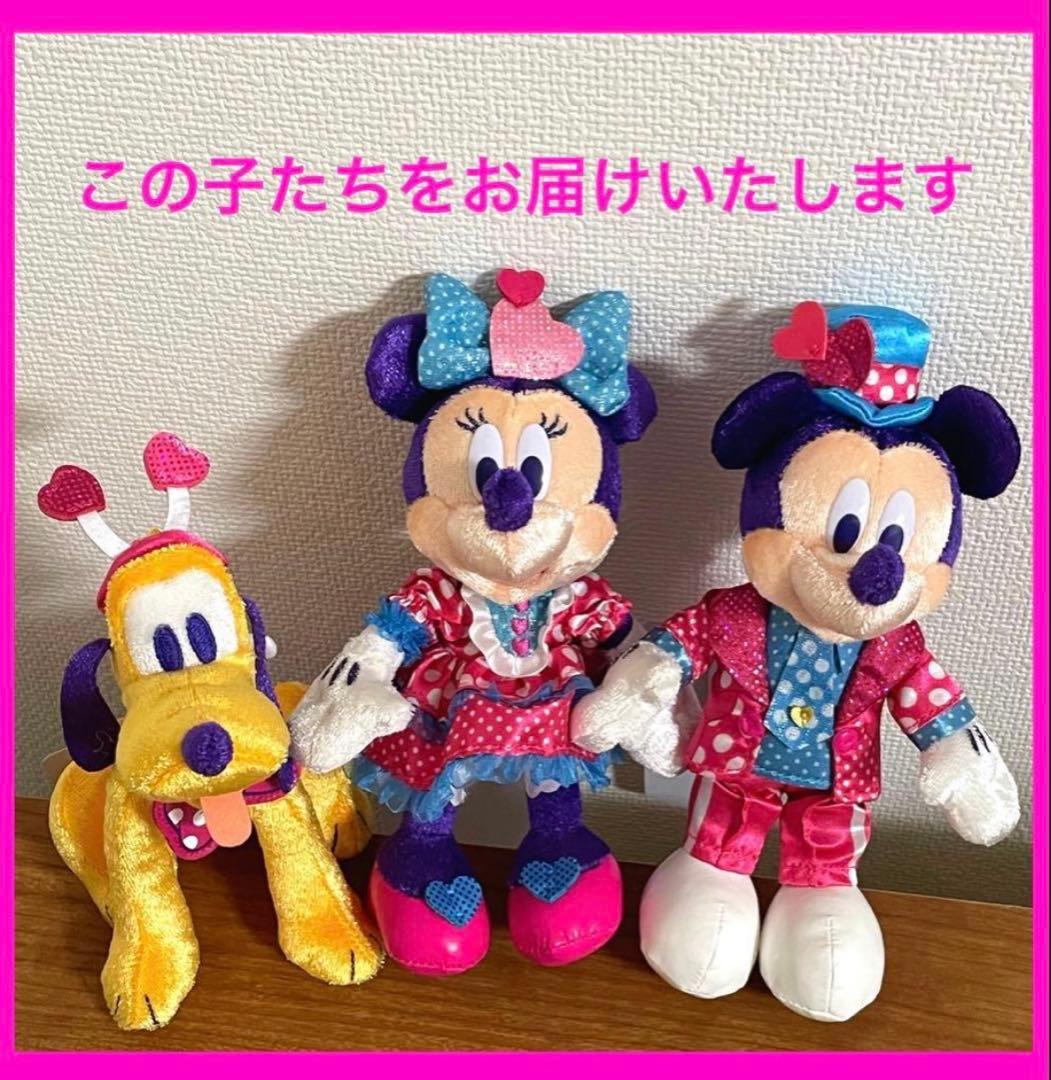 お顔厳選❣️パルパルーザ ミニーのファンダーランド ぬいぐるみバッジ　3点セット