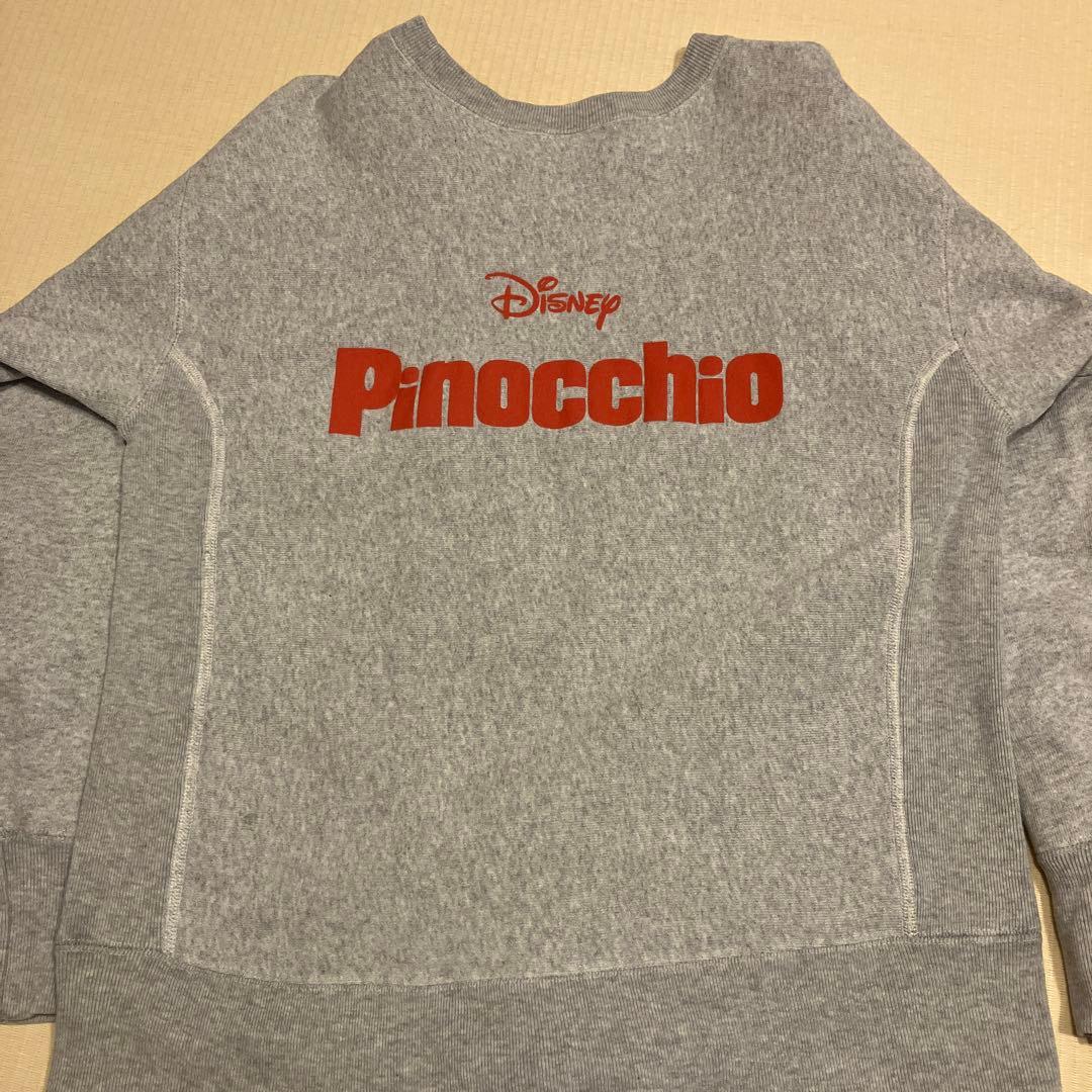 チャンピオン　リバースウィーブ ディズニー　キャラクターピノキオ　スウェット