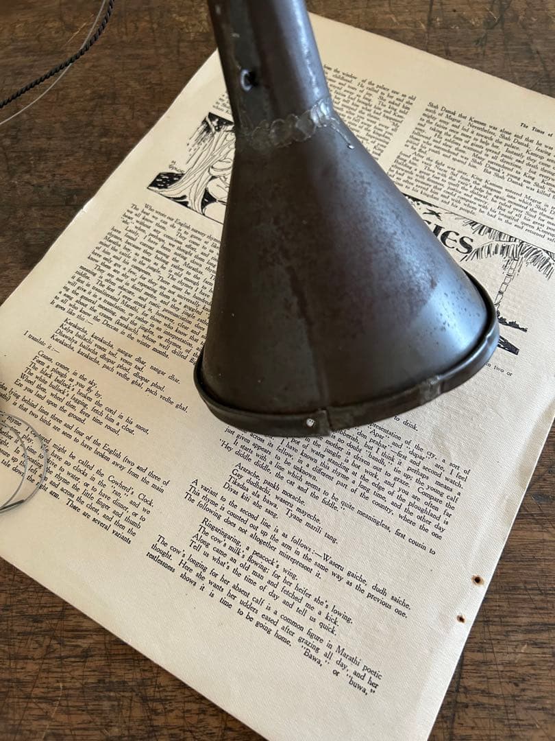 ワイヤーレール照明　古道具照明長さ調整　ワイヤーフック照明 ペンダントライト