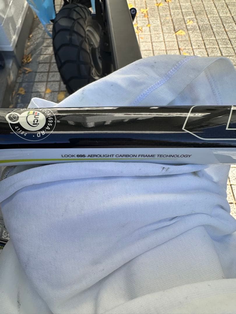 直取り18ok look695 Aerolight ルック フレームセット m