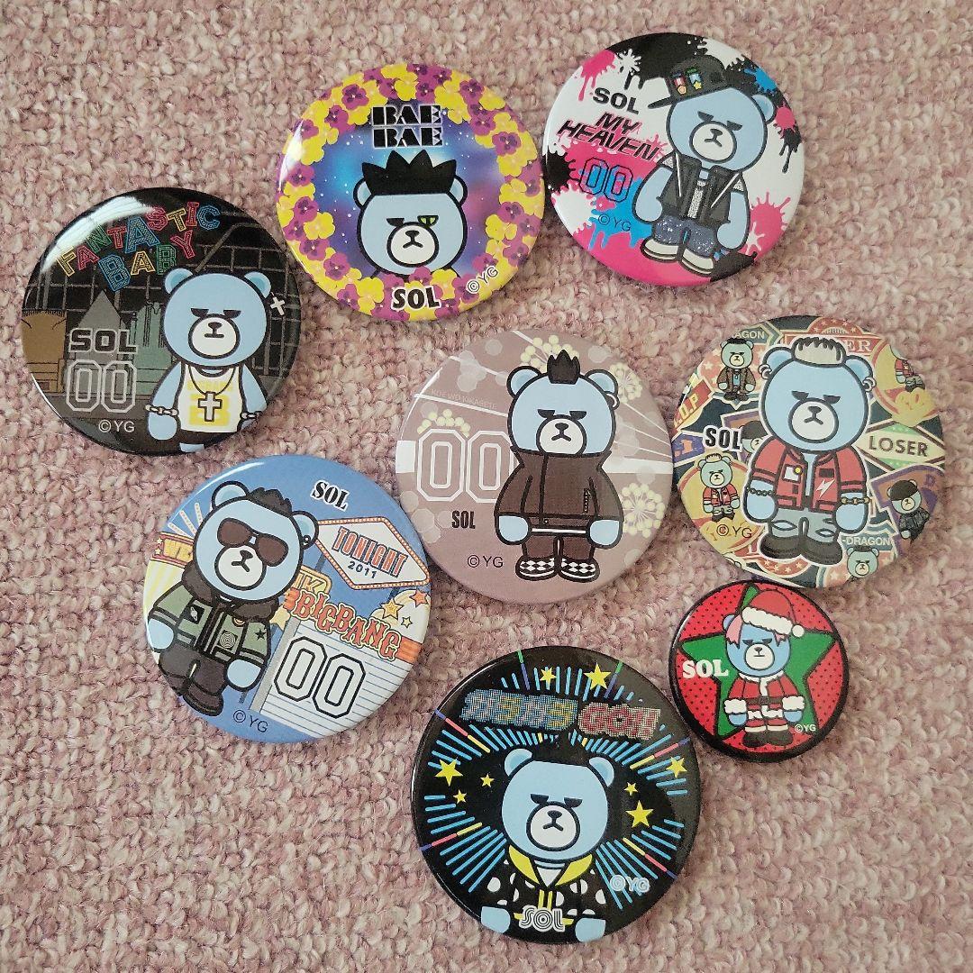 BIGBANG KRUNK 缶バッジ G-DRAGON SOL D-LITE