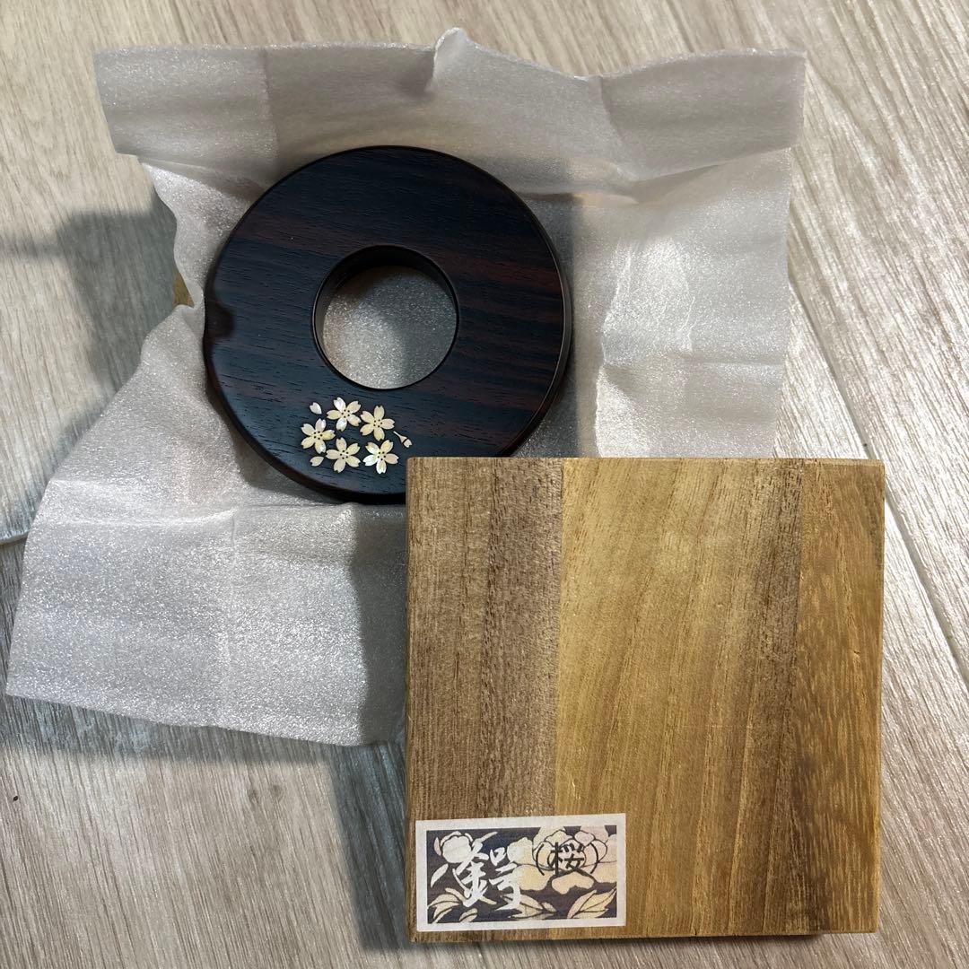 限定品　縞黒檀　剣道　鍔