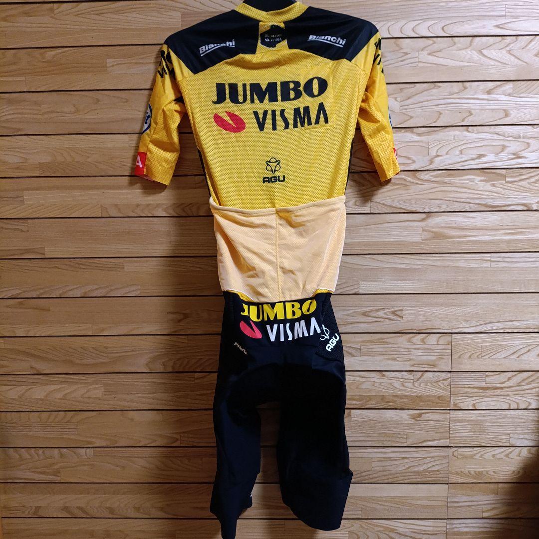 支給品　Jumbo visma　メッシュロードスーツ　トムデュムラン　ヴィスマ