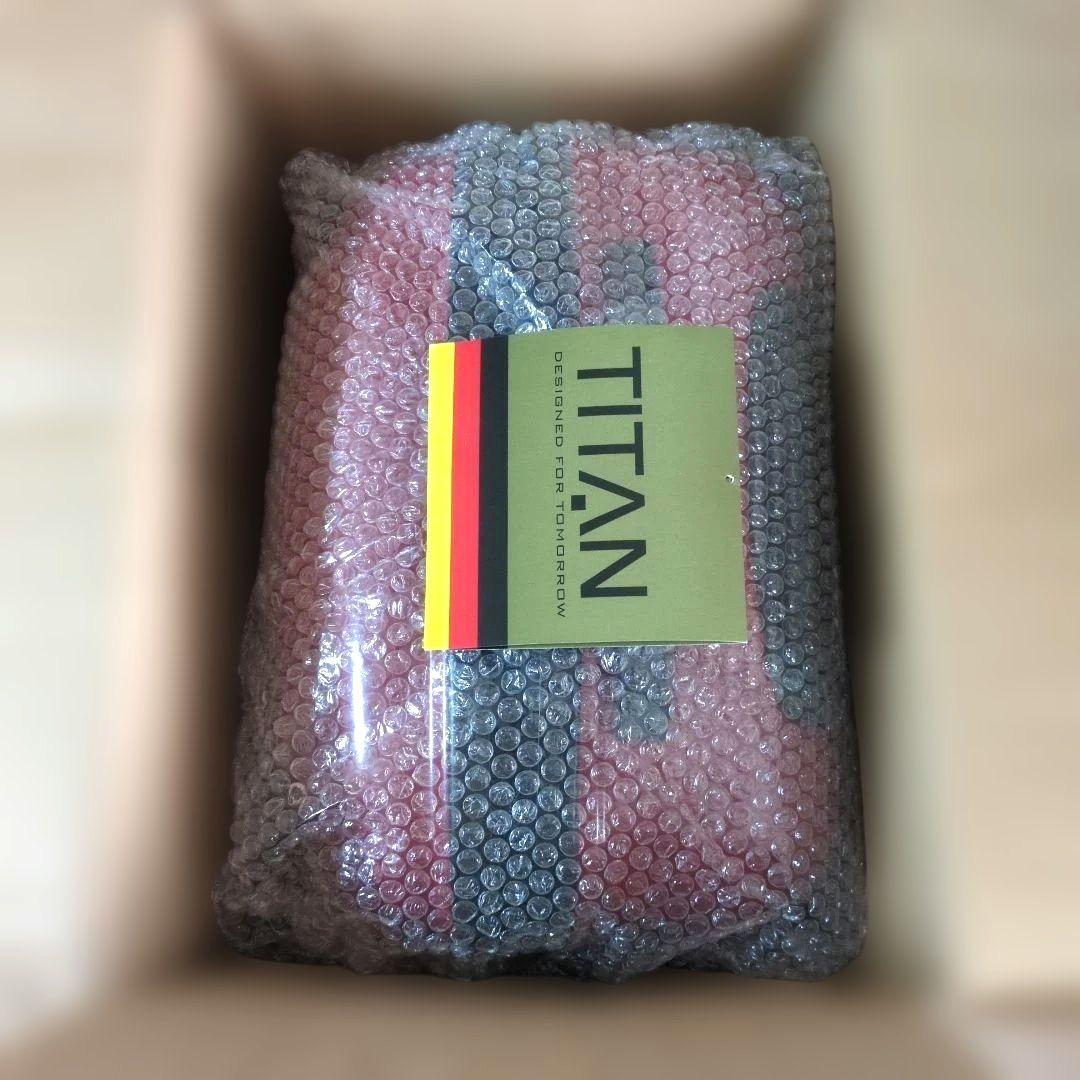 TITAN キャリーカート 4輪 レッド