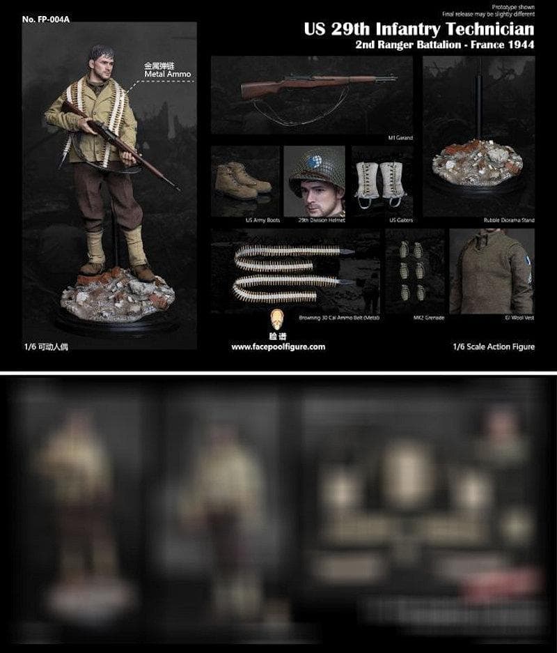 1/6 WW2 米陸軍第２レンジャー大隊 第２９歩兵師団 技能兵 スタンダード版