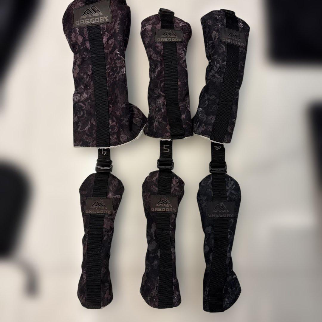 GREGORY ゴルフキャディバッグ ブラックタペストリー　ベッドカバー　セット