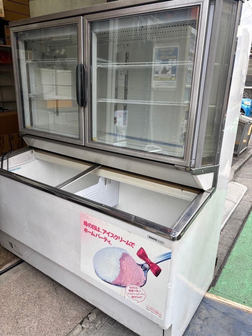 【直接引取限定】SANYO 冷凍ショーケース SCR-D1503