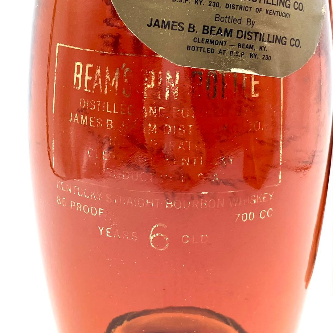 未開栓 BEAM'S ピンボトル 6年 700ml 43度 ウイスキー