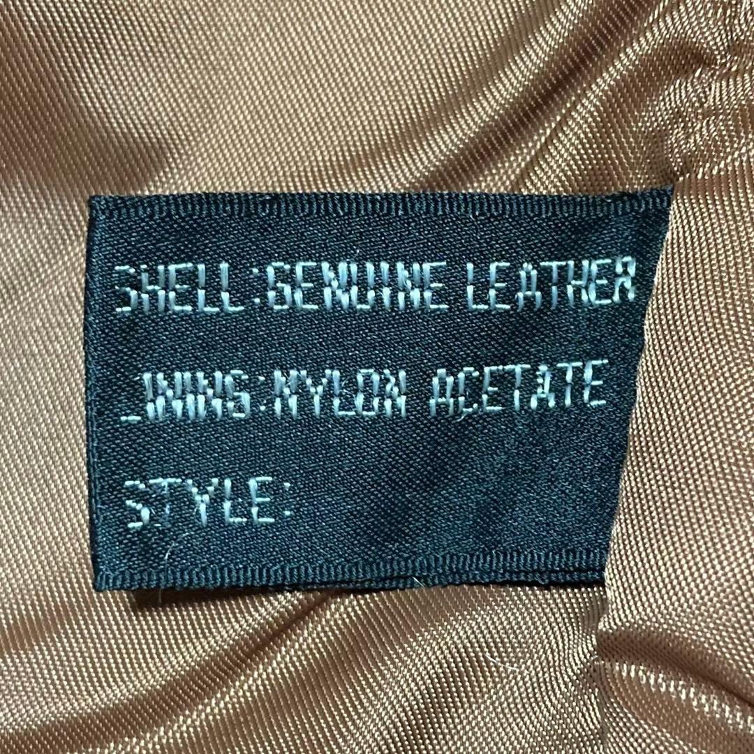 わと Vintage Vest ウイルソンズ レザー革ベストブラウンM