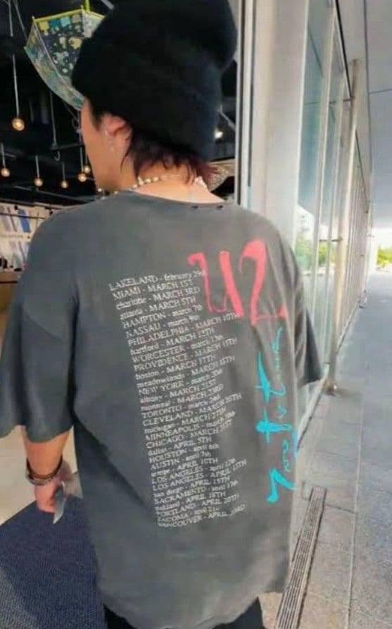 【値下不可】セカオワ深瀬着用 U2 91 ZooTV Tour Tシャツ XL