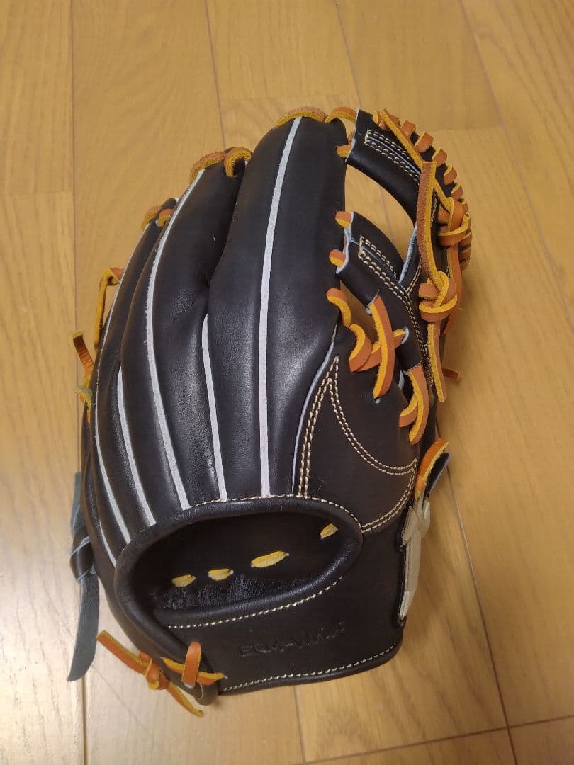 ATOMS 軟式グローブ 026型 黒/オレンジ 新品未使用