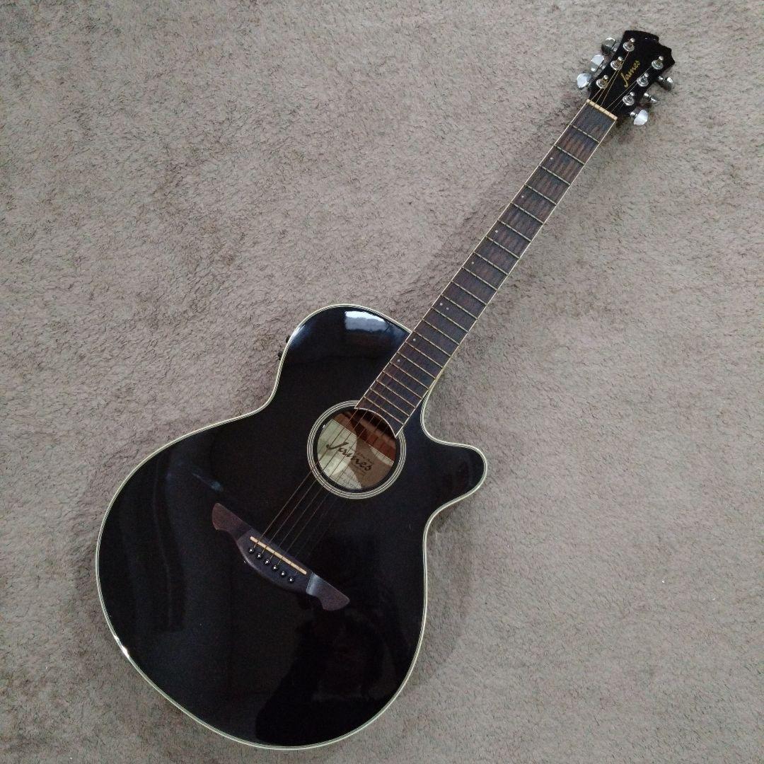 エレクトリックアコースティックギターJames JE450　ブラック