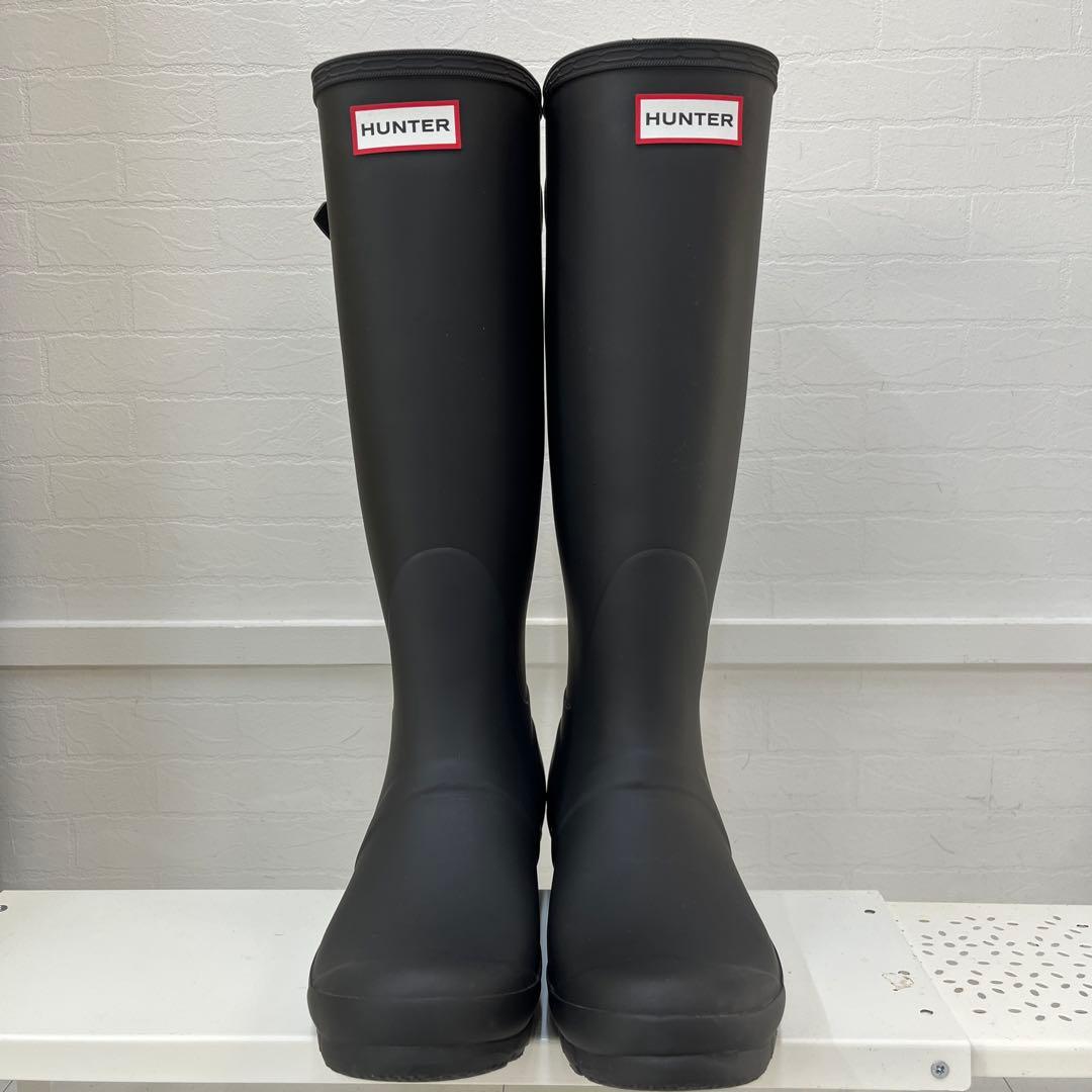 お値下げHUNTER ブラック美品レインブーツ長靴