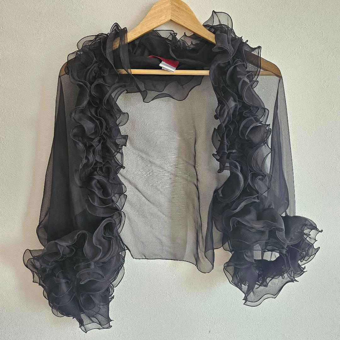 バレンティノ　黒　レースボレロ