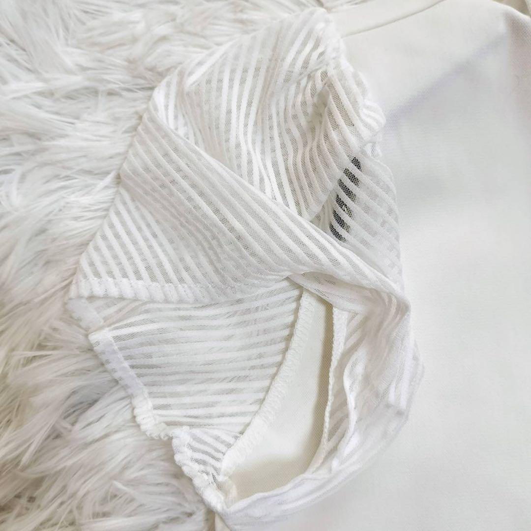 【新品】ビバハート ゴルフウェア ポロシャツ 刺繍ロゴ入り 白×メッシュ切り替え