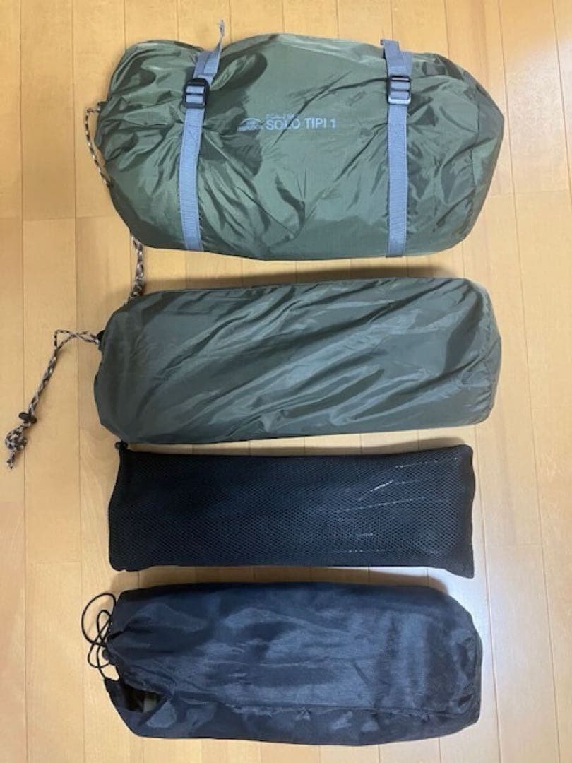 バンドックソロキャン3点セット、おまけに二股ポール付き