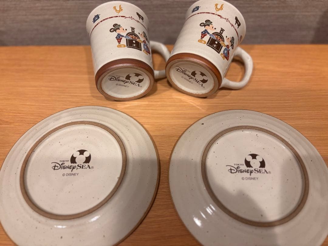 希少　レア　ディズニー　シー　ミニー　ホームスタイル　オープン　食器　コップ　皿