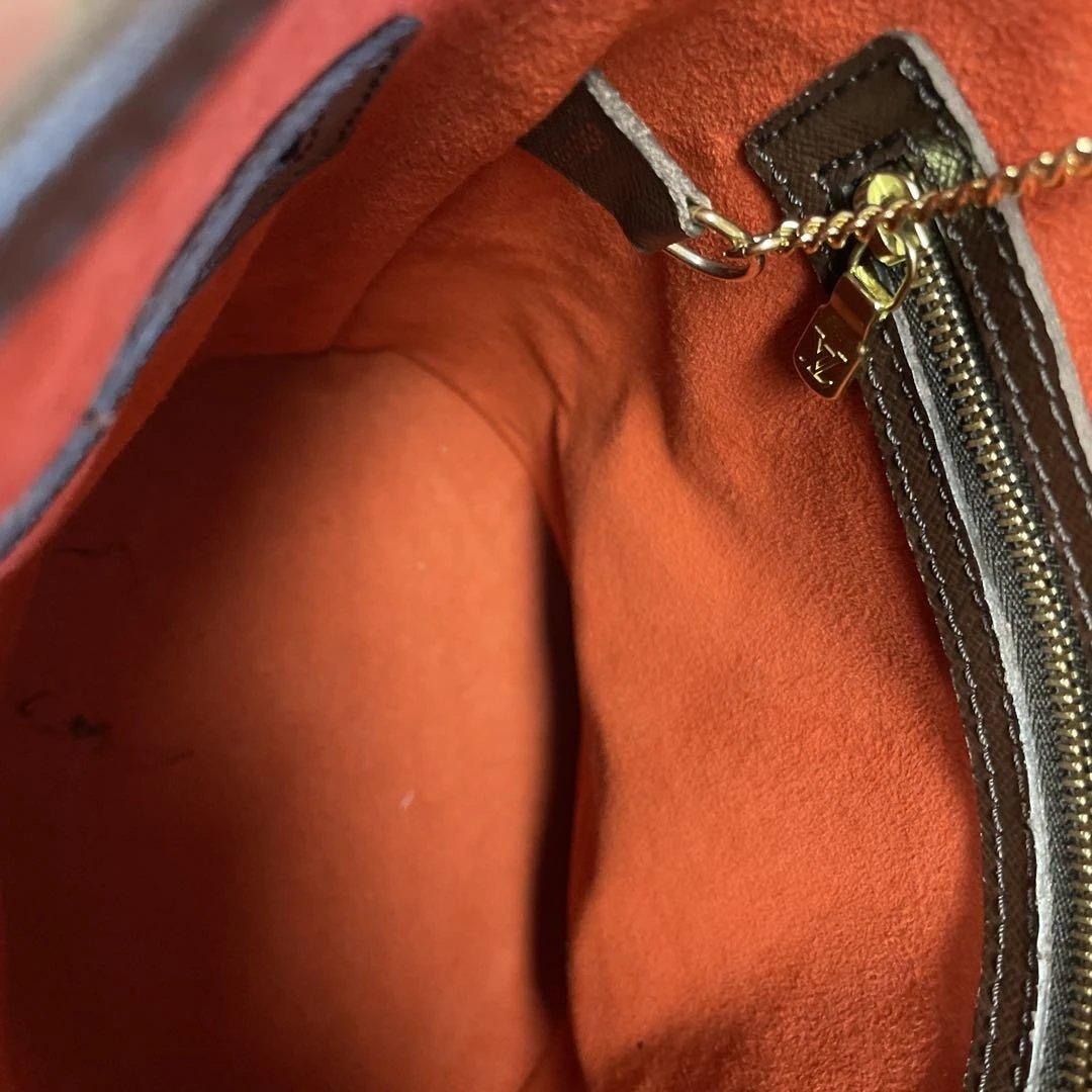 【LOUIS VUITTON】ダミエハンドバッグ ポーチ付き