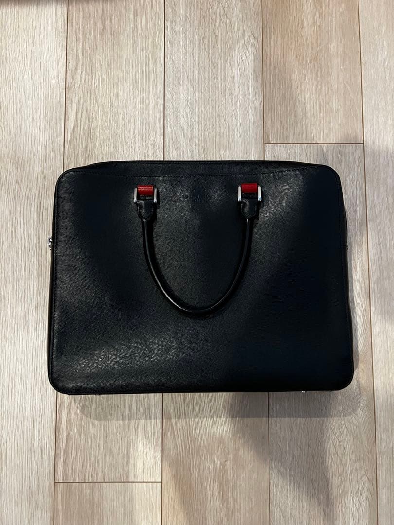 「美品／A4可／本革／フランス老舗」LeTanneur ル・タナーブリーフケース
