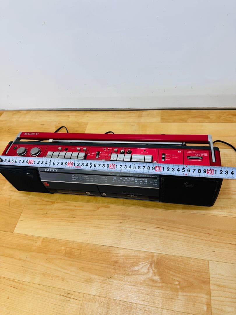 SONY CFS‐W301 ソニーラジカセ　動作品 希少 時代物　アンティーク