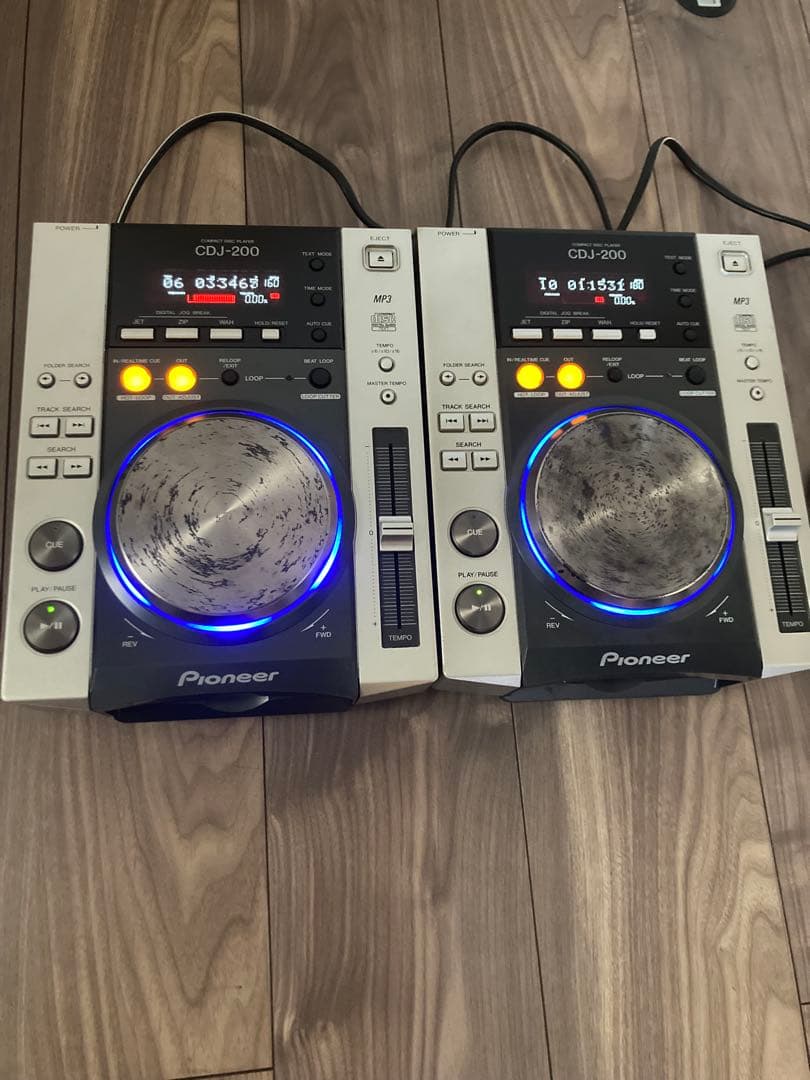 Pioneer CDJ-200 MP3対応 2台セット
