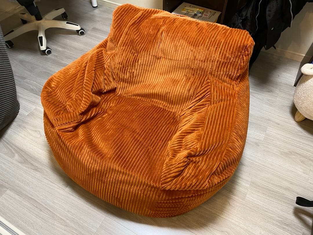 LOOSY 1人掛けビーズソファ Blood Orange