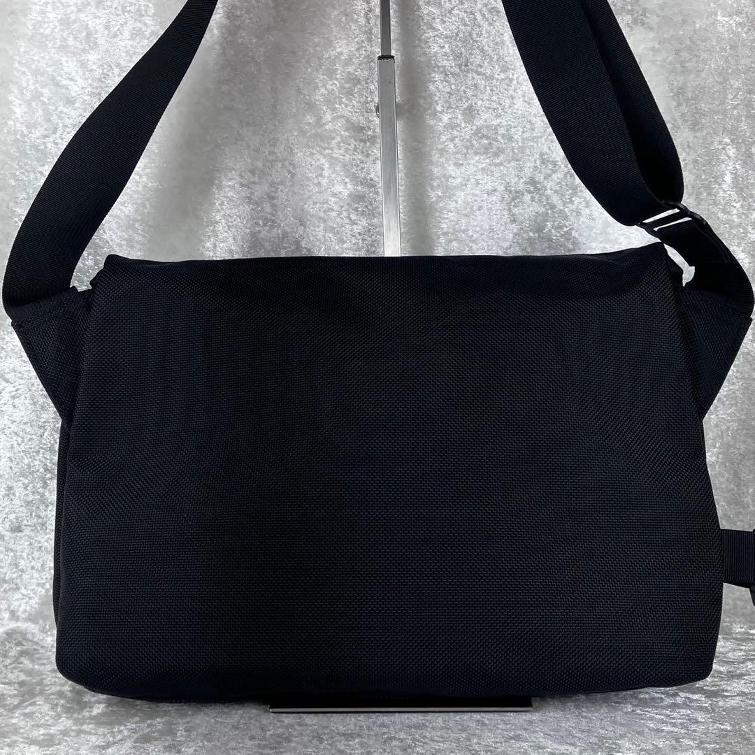 極美品 ブリーフィング ビームス別注 フリート メッセンジャーバッグ ブラック