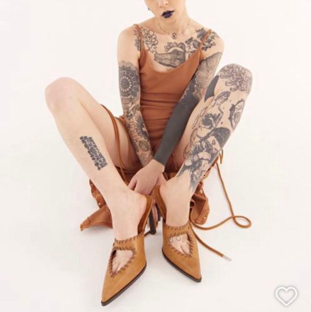 YELLO ミュール キャメル　ピンヒール【XL】星あや　超美品✨