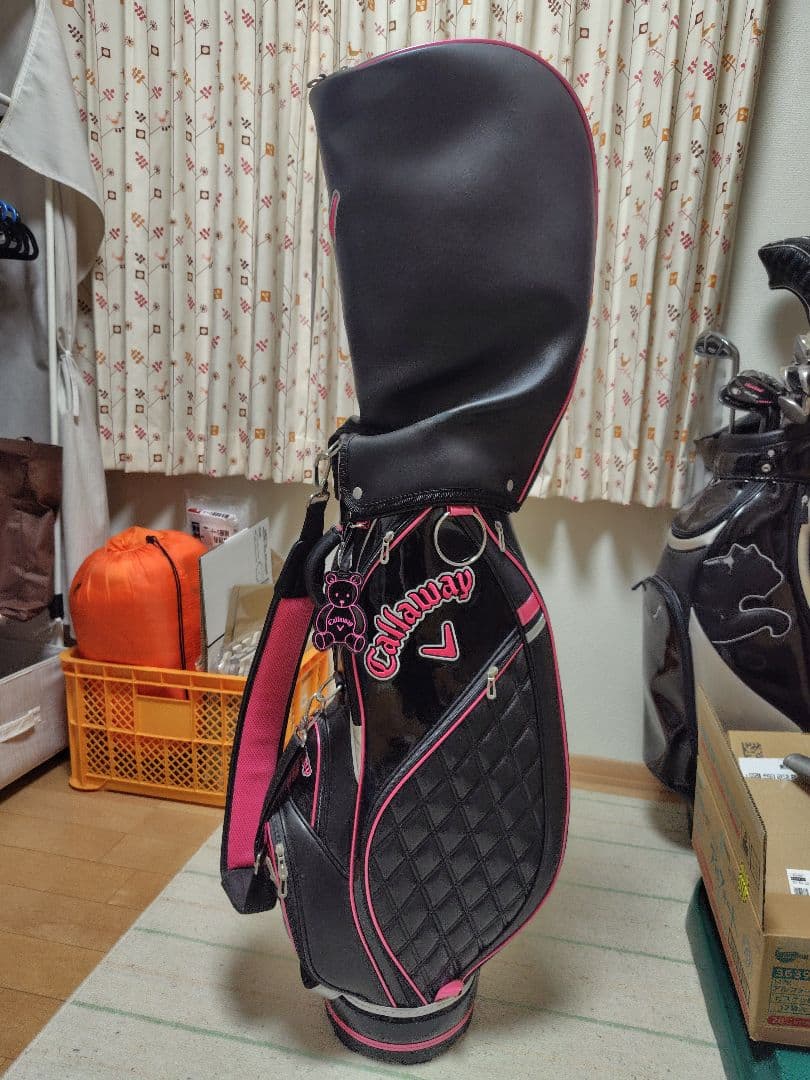 Callaway ゴルフキャディバッグ ブラック/ピンク