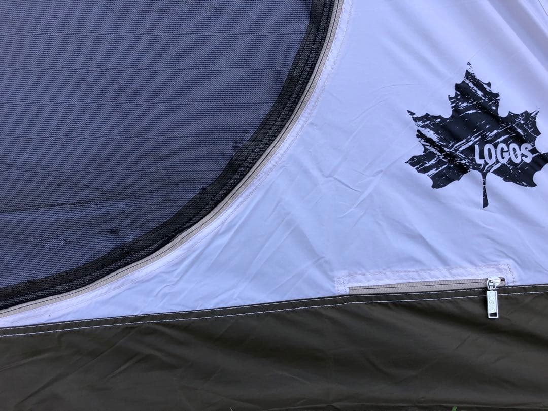 ロゴスTradcanvas Tepee&タープ350-BJ マット&シート付き