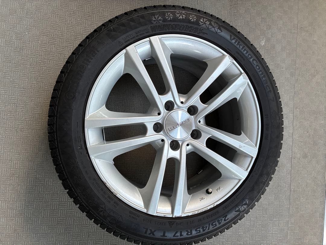 スタッドレス　コンチネンタル　ホイールセット　メルセデスベンツEクラスW212