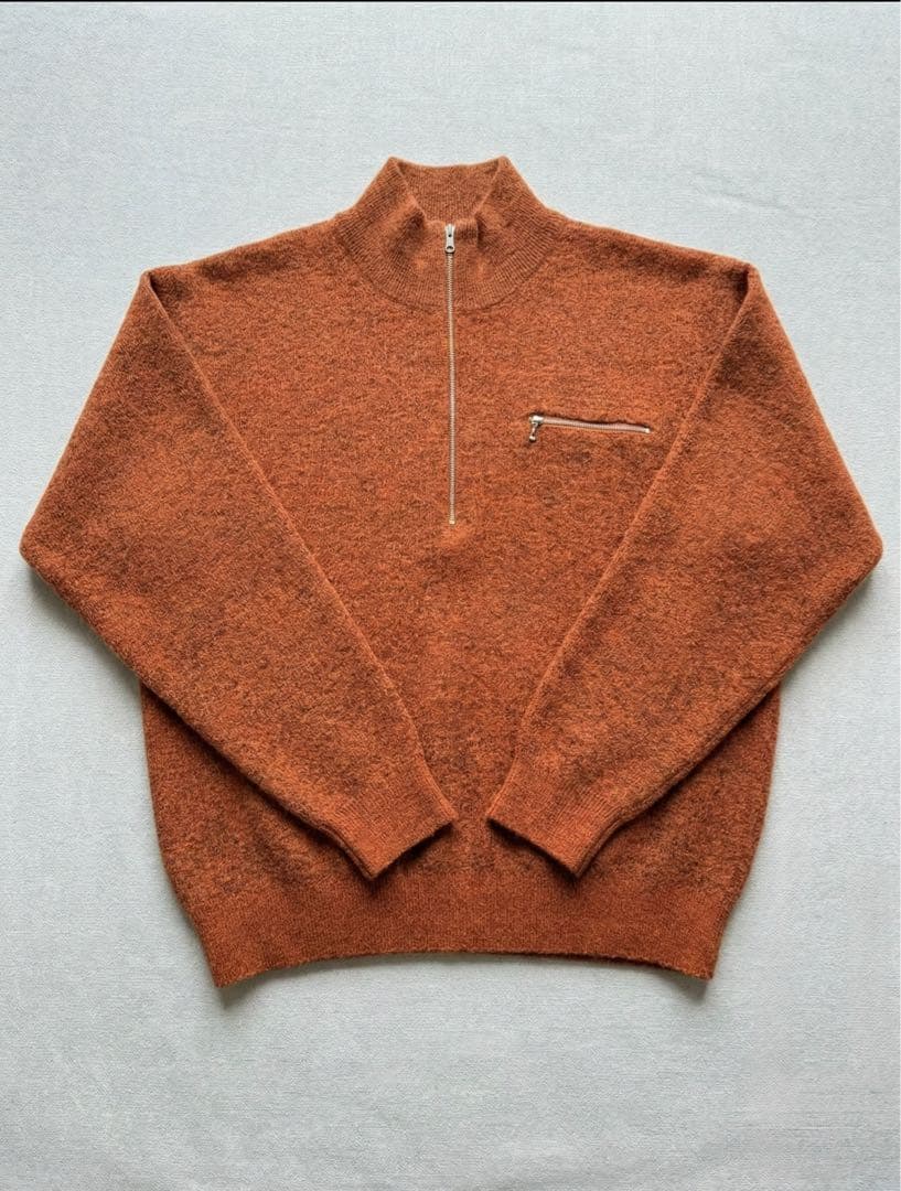 stussy ハーフジップ ニット 2024SS