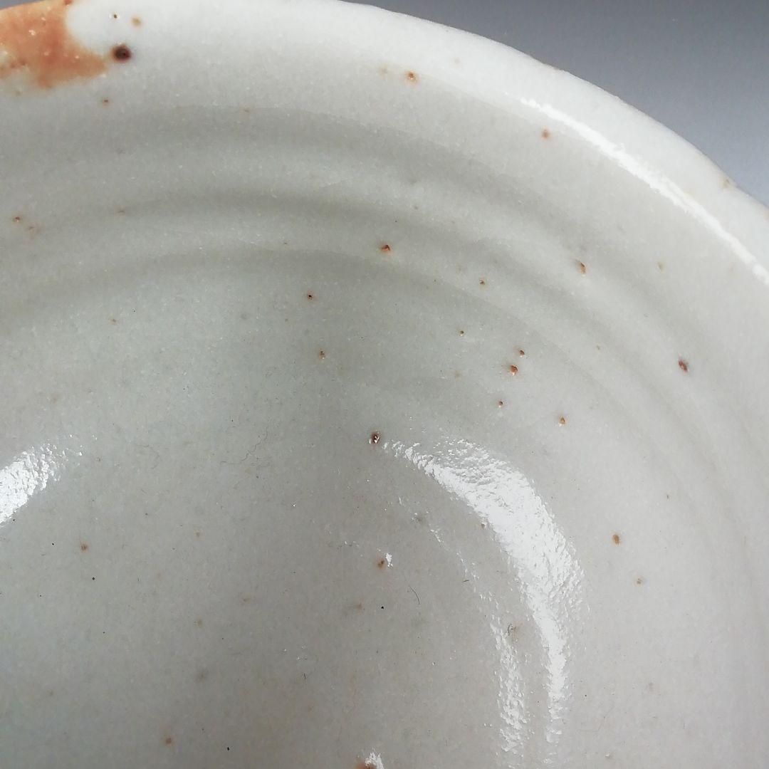 Ｔ２２３　茶碗　『志野茶碗』『養心窯　樋口統三作』　共箱　抹茶碗　茶道具