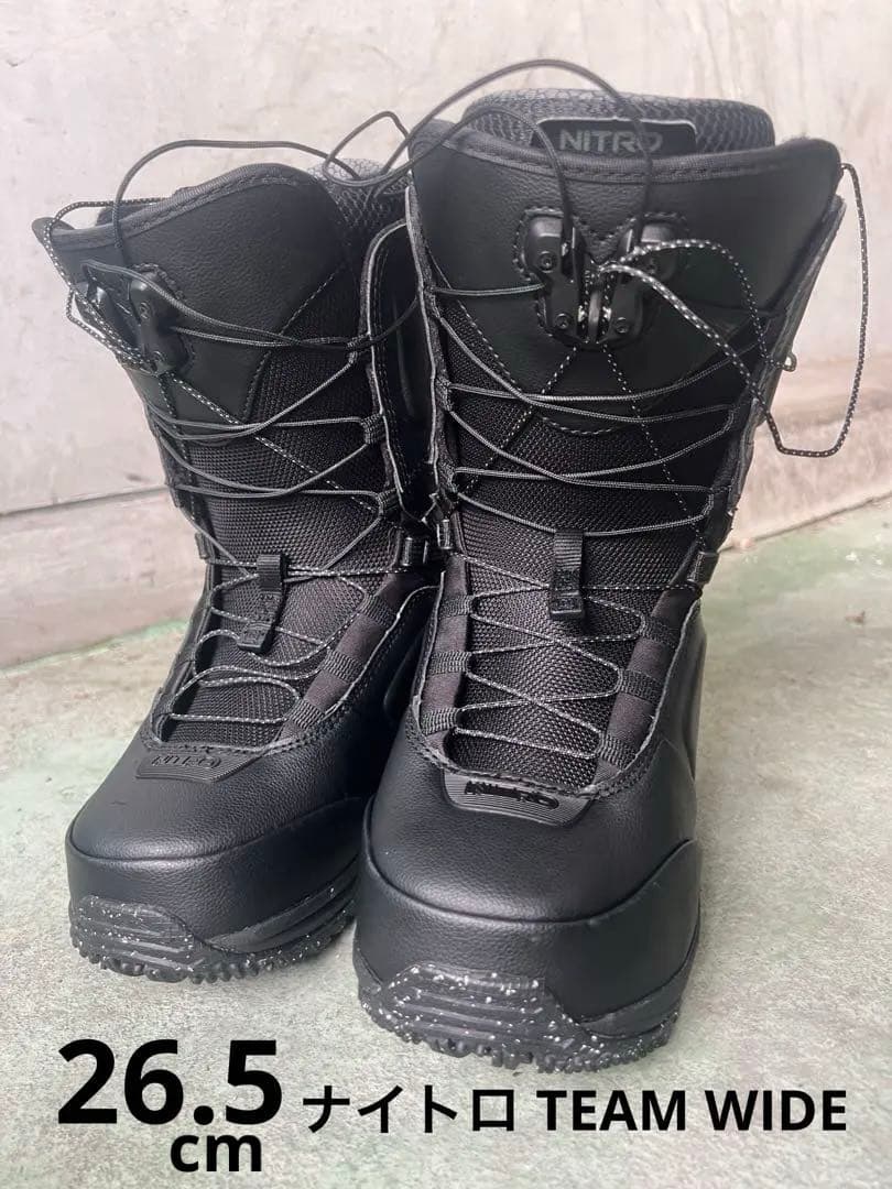 NITRO｜ナイトロ TEAM WIDE カラーBlack 25-26年モデル