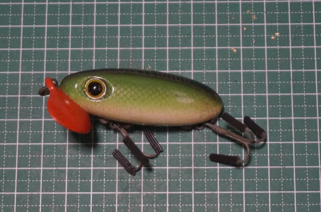 ルアー・フライ USED OLD FRED ABOGAST JITTERBUG WAR II 3