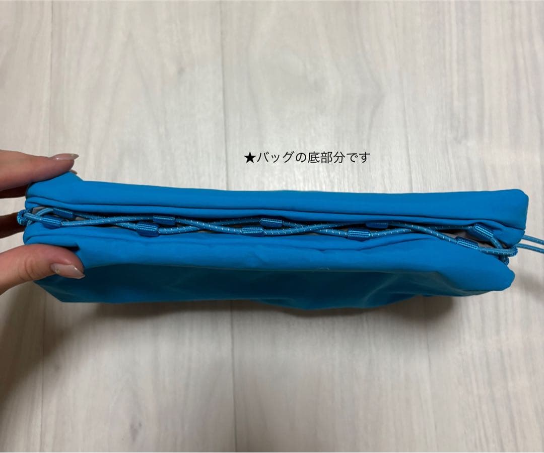 topologie トラベルポーチ 青