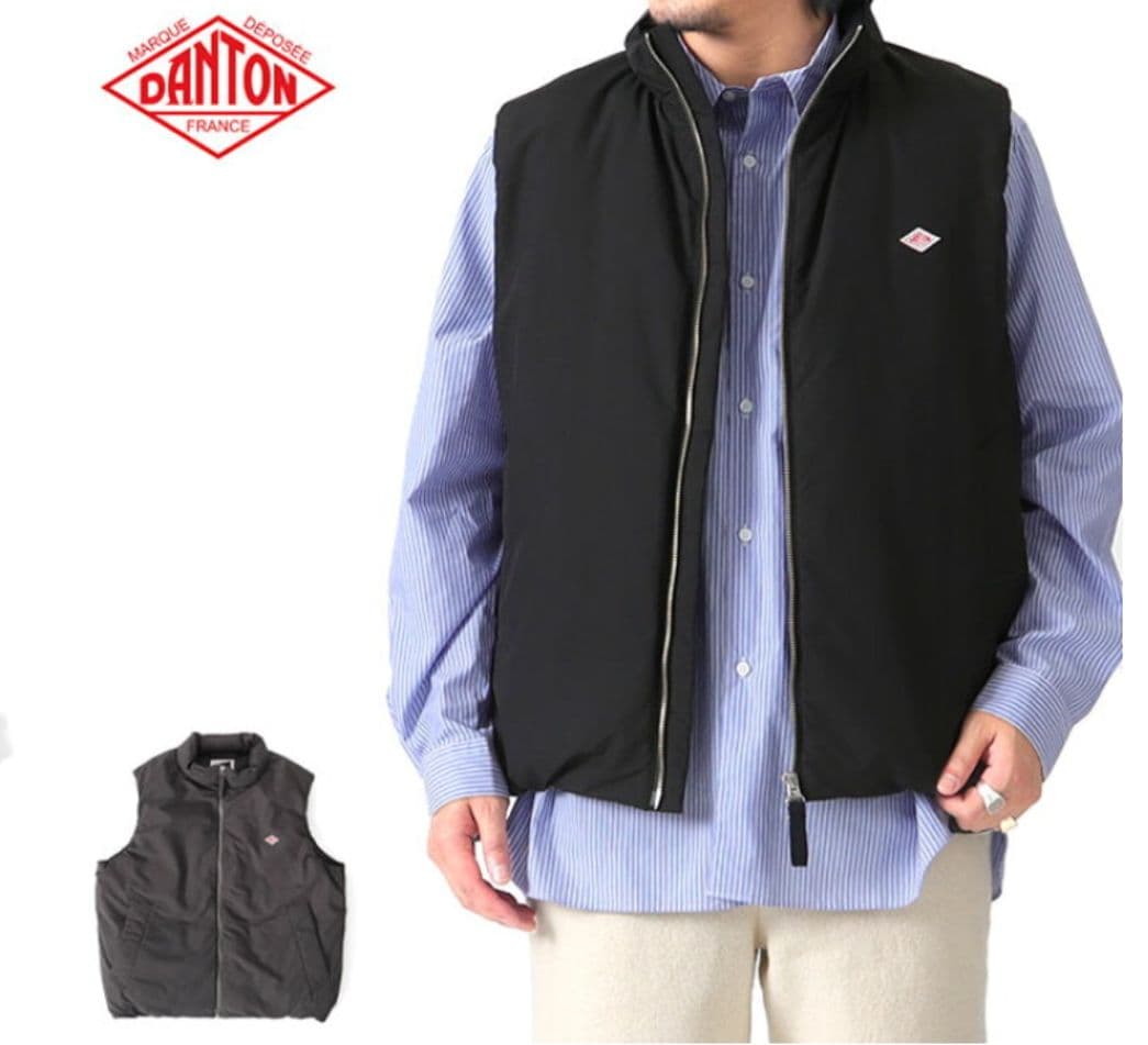 DANTON ダントン　 ダウンベスト DT-A0385 MAT メンズ