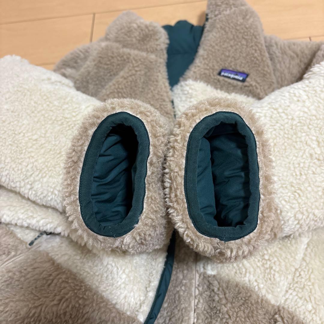 ヒーロー様美品パタゴニアリバーシブルサイレントダウンジャケットFA22 Lサイズ