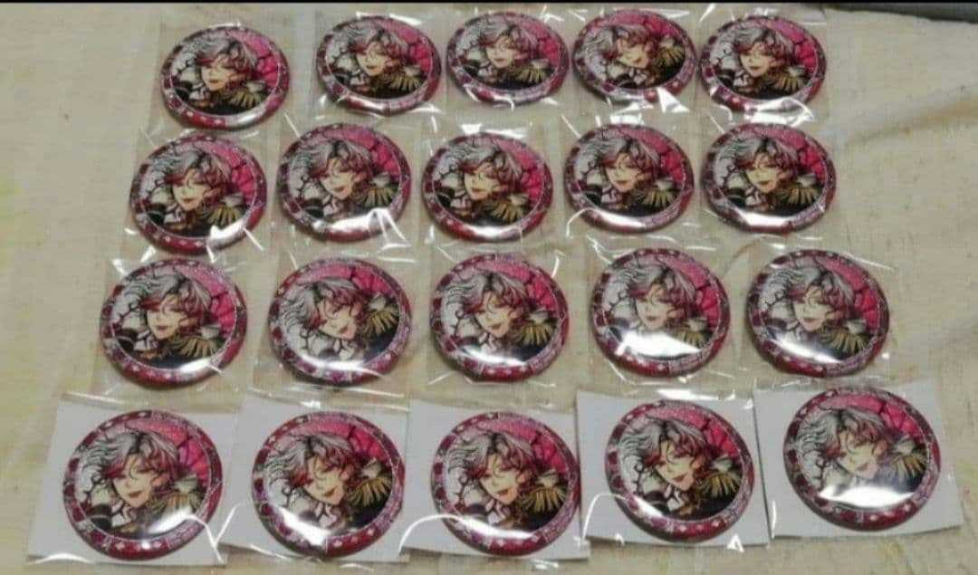 悪魔執事と黒い猫 あくねこ アモン　 缶バッジ　サンリオ　グリッター缶バッジ