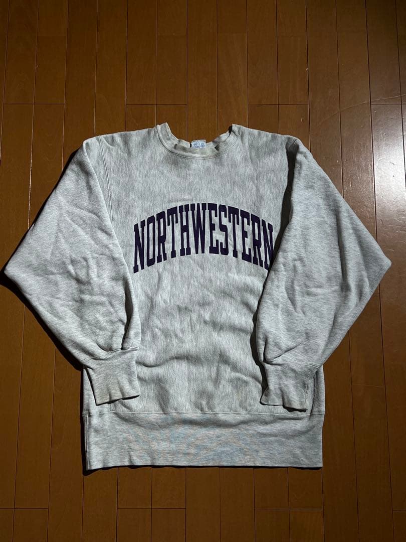 美品　90s USA製　チャンピオン　リバースウィーブ　パープル　パーカー