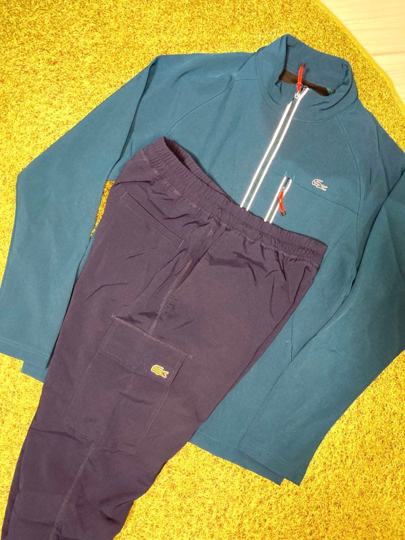 【ほぼ未使用】ラコステジャージ上下セット日本Lジョコビッチ