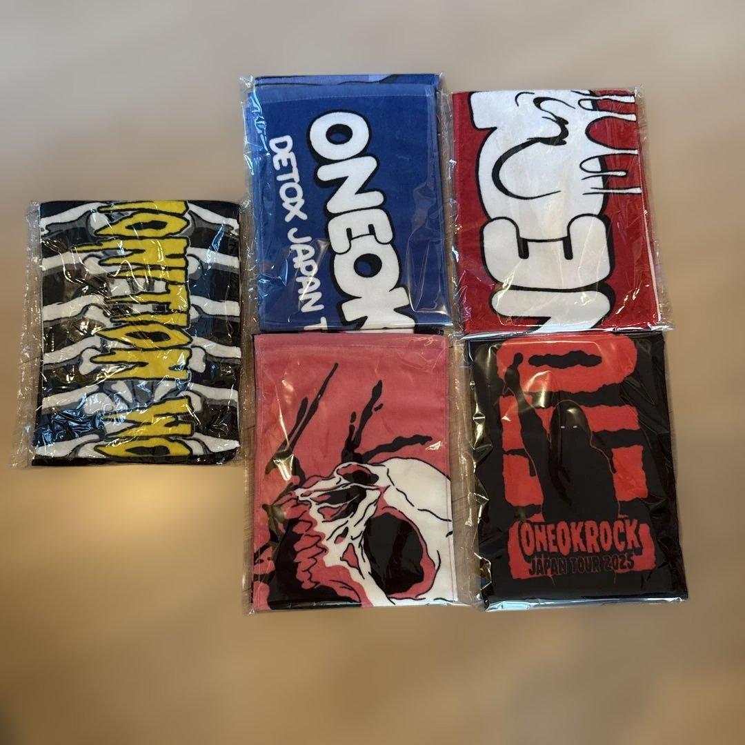 ONE OK ROCK ツアータオル 5枚セット