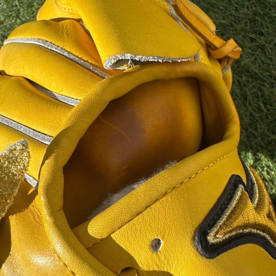 【美品】MIZUNO PRO 投手用 軟式野球グローブ 保管袋付き